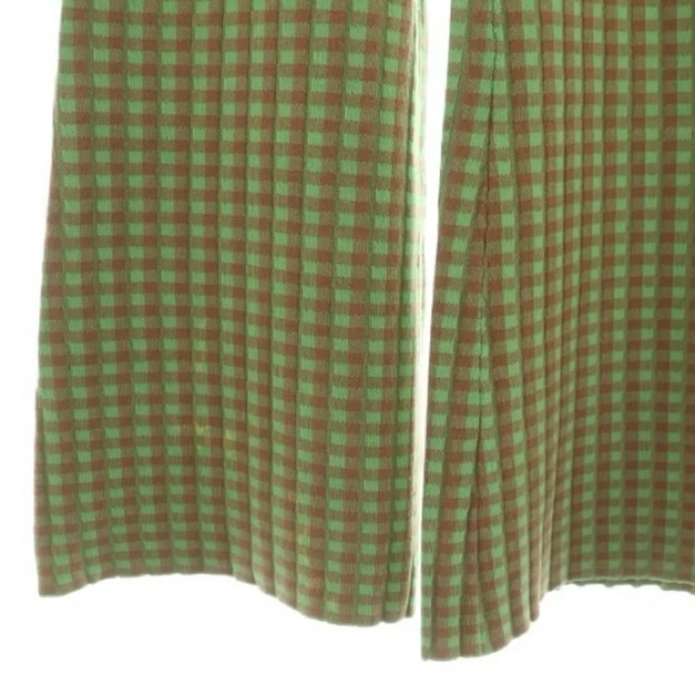 AMERI GREEN & BROWN GINGHAM CHECKERED PANTS size small women’s
